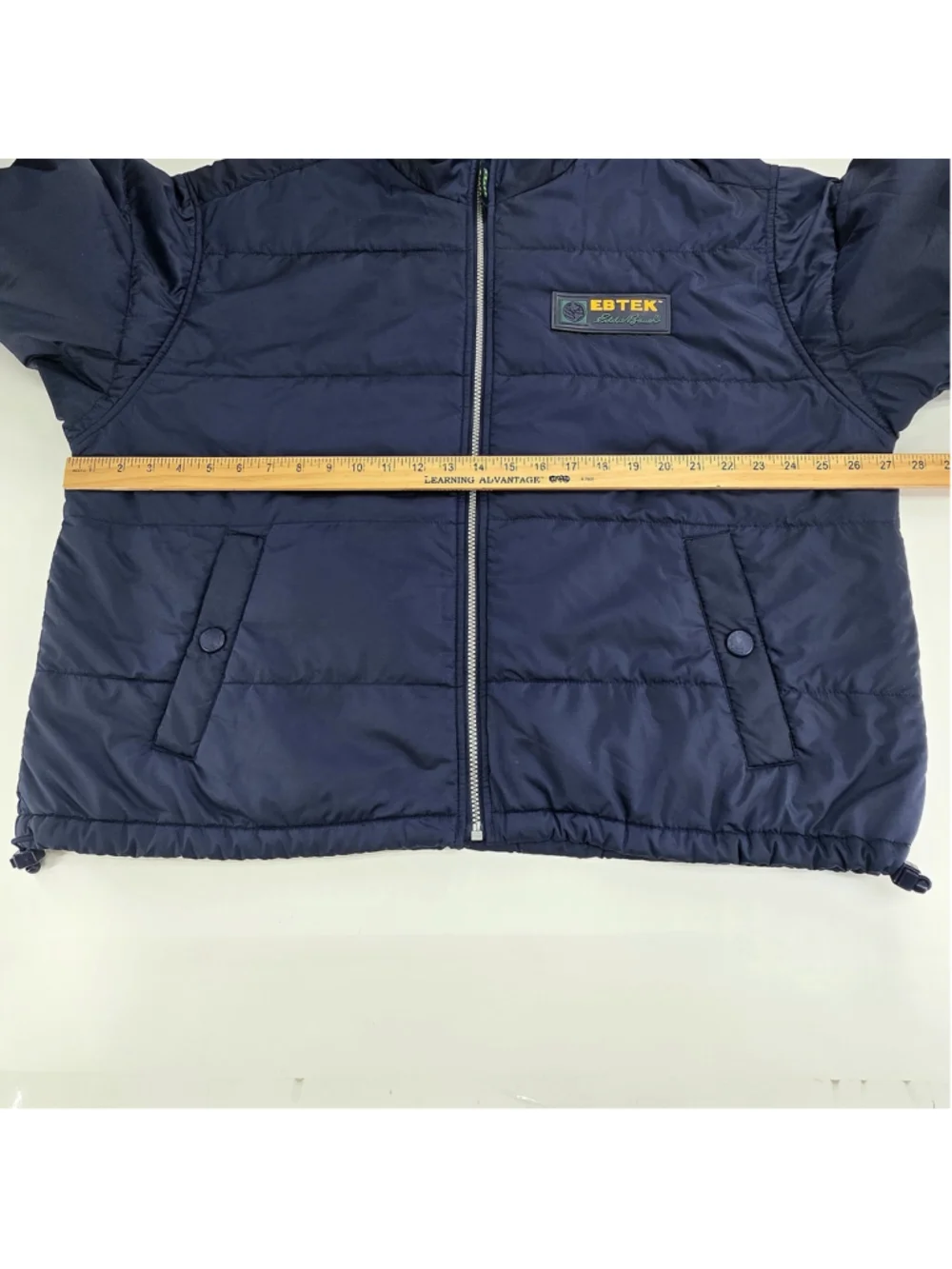 Vintage 90s Eddie Bauer EBTEK Puffer Jacket Mens XL Thinsulate Navy Gorpcore